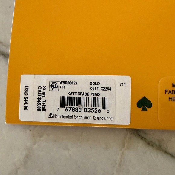 NEW Kate Spade crystal flower necklace - Picture 5 of 9